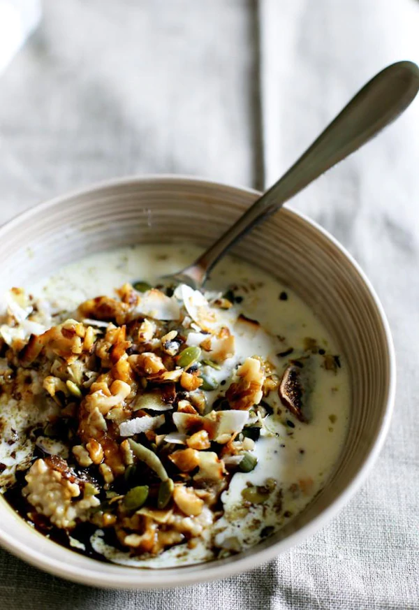 Oatmeal with Pumpkin Seed Oil